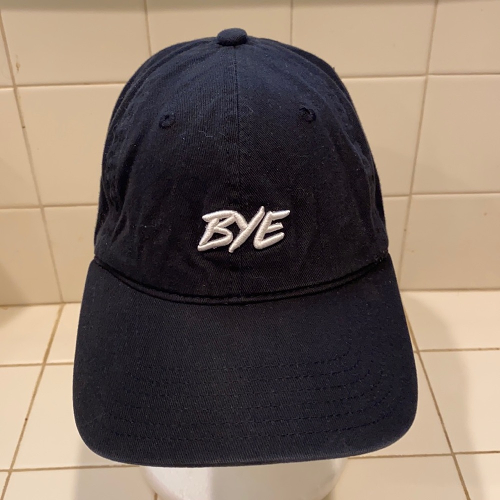 BYE baseball style hat in good condition